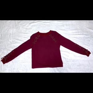 Jessica Simpson Maroon Sweater